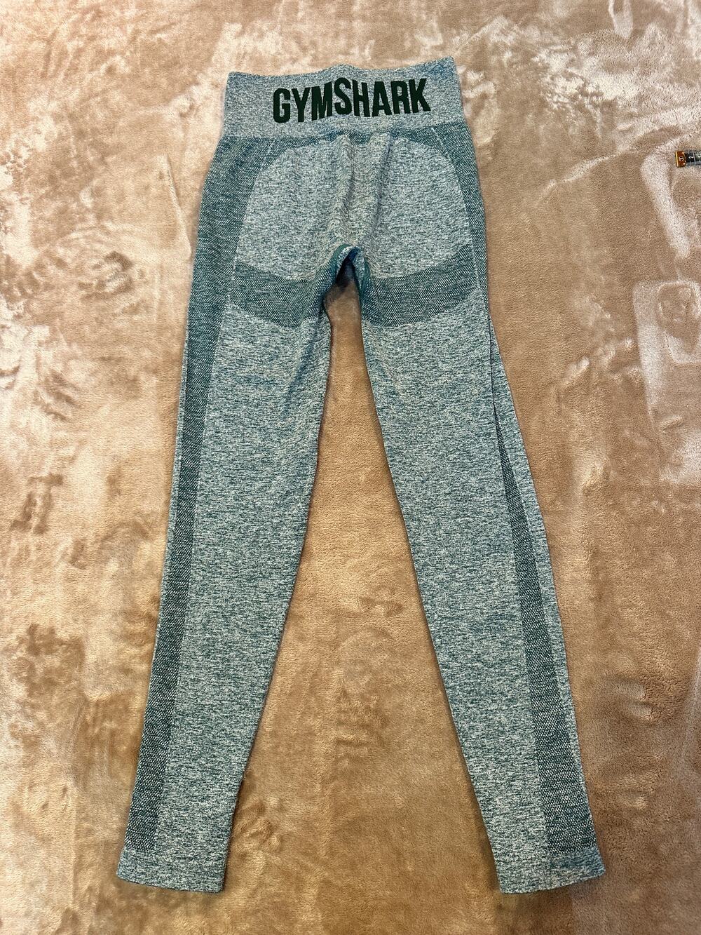Gymshark Flex Seamless High Waisted Leggings Gray/green Marl Size S
